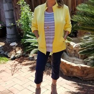 Karen Scott  zip front jacket NWOT